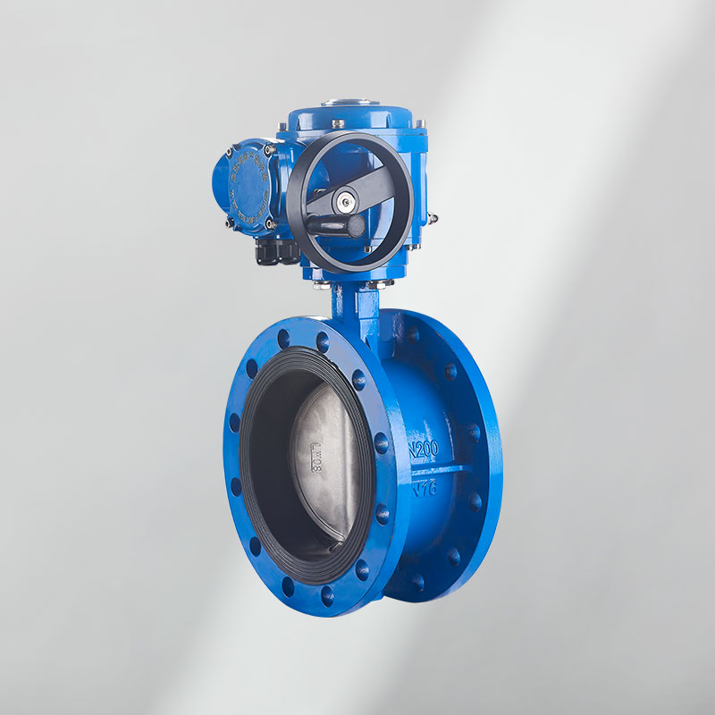 法蘭中心板式蝶閥(電動)
