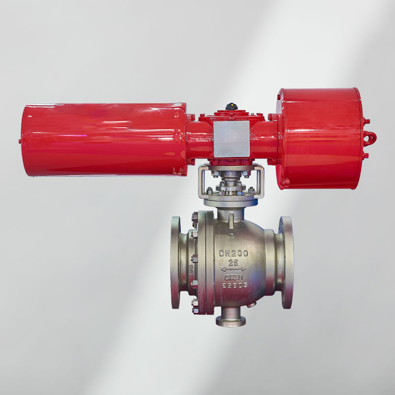 固定式鑄鋼球閥（氣動(dòng)）